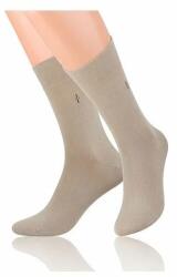 Steven Sosete bumbac barbati, sosete cu logo pentru pantofi - Steven S056-022 bej (Culoare: Bej, Marime: 42-44)