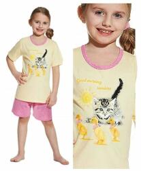Cornette Pijama fete 1-8 ani, 100% bumbac, Cornette G787-049 (Culoare: Galben, Marime: 122-128) (21470)