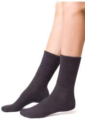 Steven Sosete dama - sosete flausate pe talpa - Steven S127-14 gri melanj (Culoare: Gri, Marime: 38-40) (30600)