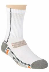 Steven Sosete sport barbati, flausate pe talpa - Steven S047-06A alb-gri-active (Culoare: Alb, Marime: 44-46) (10830)