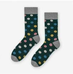 MORE Sosete lungi barbati, model cu buline colorate - Happy socks - More S051-090 Balls, verde (Culoare: Verde, Marime: 39-42) (NX-20905)