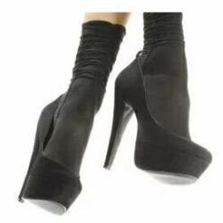 Marilyn Sosete de dama scurte 1/2 - Marilyn Forte Riffle 962, 60 DEN (Culoare: Grey, Marime: Universala) (11365)