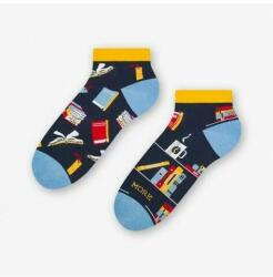 MORE Sosete scurte barbati, model asimetric Travels Low - Happy socks - More S035-008 bleumarin (Culoare: Bleumarin, Marime: 39-42) (NX-20253)