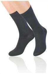 Steven Sosete barbati business, bumbac mercerizat, culoare gri inchis - Steven S087-GRII (Culoare: Gri, Marime: 44-46) (10278)
