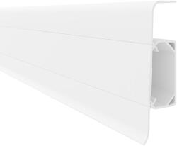 Vilo Plinta parchet PVC Vilo Esquero 601, canal cablu, alb, 2500 x 66.6 x 21.9 mm