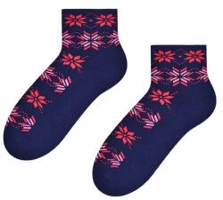 Steven Sosete flausate pentru dama - Steven S123-019T granat-rosu (Culoare: Bleumarin, Marime: 35-37) (25359)