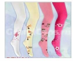 Rewon Ciorapi pantalon cu model pt fete 501-004G (Culoare: Multicolor, Marime: 116-122) (7653)