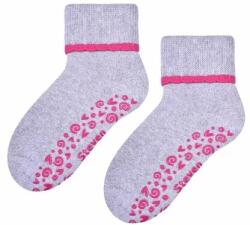 Steven Sosete flausate fete, ABS pe talpa, Steven S038-S004 gri (Culoare: Gri, Marime: 26-28) (6583)