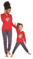 Cornette Pijama dama, colectia FAMILIE, Cornette W671-261 Merry Christmas (Culoare: Rosu, Marime: XL)