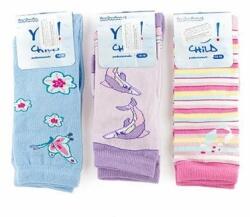 YO Club Sosete 3/4 pentru fete PO01G (Culoare: Multicolor, Marime: 14-16) (8060)