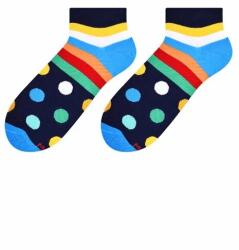 MORE Sosete scurte dama, model Dots&Stripes - More S069040 bleumarin (Culoare: Bleumarin, Marime: 35-38) (25574)