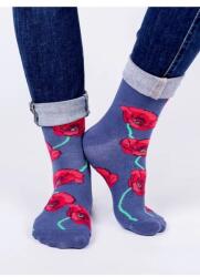 Steven Sosete dama cu model floral - Steven S099-505D jeans (Culoare: Bleumarin, Marime: 35-37) (24127)