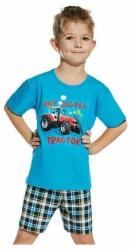 Cornette Pijama baieti 1-8 ani, 100% bumbac, Cornette B789-050 (Culoare: Turcoaz, Marime: 086-092)