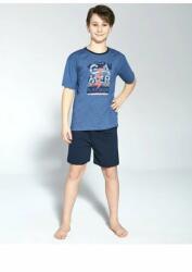 Cornette Pijama baieti 9-14 ani, bumbac, Cornette B476-092 (Culoare: Granat, Marime: 146-152) (27993)