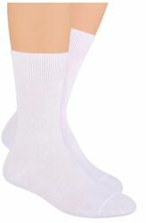 Steven Sosete unisex, bumbac 100%, fara compresie, culoare alb - Steven S055-ALB (Culoare: Alb, Marime: 41-43) (10291)