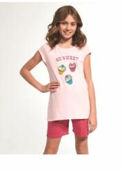 Cornette Pijama fete 9-14 ani, 100% bumbac, Cornette G254-063 (Culoare: Roz, Marime: 158-164) (26817)