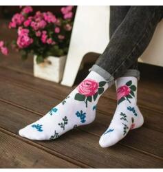 Steven Sosete dama, colectia folk - Steven S118K023 alb (Culoare: Alb, Marime: 38-40) (26287)