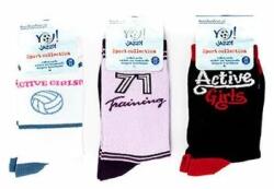 YO Club Sosete colorate JAZZY pentru fetite SK06G (Culoare: Multicolor, Marime: 12-14) (10510)