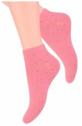 Steven Sosete scurte dama, model inimioare - Steven S114-012 roz (Culoare: Roz, Marime: 38-40) (18248)