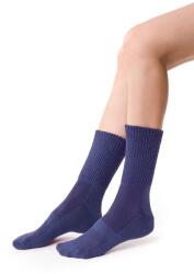 Steven Sosete dama - sosete flausate pe talpa - Steven S127-13 jeans (Culoare: Jeans, Marime: 35-37) (30595)