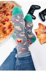 MORE Sosete barbati, model Fast food - More S079200 gri (Culoare: Gri, Marime: 43-46) (25647)
