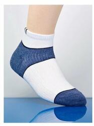 Steven Sosete scurte unisex, din coolmax, cu uscare rapida - Steven S059-04 alb-jeans-granat (Culoare: Alb, Marime: 38-40)