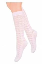 Steven Sosete jacard 3/4 pentru fete - Steven S021 (Culoare: Alb, Marime: 29-31) (13916)