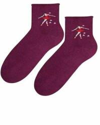 Steven Sosete dama, model balerina - Steven S099-477D bordo (Marime: 35-37, Culoare: Burgundy) (23102)