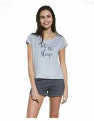 Cornette Pijama pentru fete adolescente 100% bumbac, Cornette G364-34 (Culoare: Gri, Marime: XS/158) (27598)