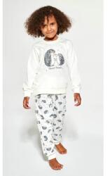 Cornette Pijama fete 9-14 ani, colectia mama-fiica, Cornette G978-142 Forest Dreams (Culoare: Ecru, Marime: 134-140) (NX-4784)