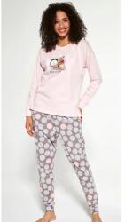 Cornette Pijama dama, colectia mama-fiica, Cornette W468-276 Time to sleep 2 (Culoare: Roz deschis, Marime: 2XL)