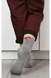 Steven Sosete dama cu detaliu inima - Steven S136-C004 gri melange (Culoare: Gri, Marime: 35-37)