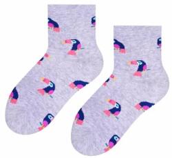 Steven Sosete pentru fete, Steven S014-D305 gri (Culoare: Gri, Marime: 36-38) (24918)