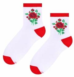 Steven Sosete dama cu model folk - Steven S118K032 alb (Culoare: Alb, Marime: 38-40) (26296)