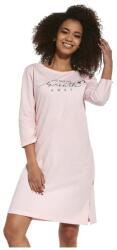 Cornette Camasa de noapte, 100% bumbac, Cornette W641-271 (Culoare: Roz, Marime: M) (27526)