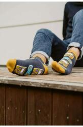 Steven Sosete scurte barbati / adolescenti, Steven S025-020H jeans melange (Culoare: Bleumarin, Marime: 35-37) (28814)