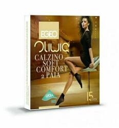 EGEO Sosete 1/2 OLIWIA Soft Comfort 15 (Culoare: Lyon, Marime: Unica)