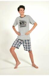 Cornette Pijama adolescenti bumbac pentru baieti, Cornette B551-34 (Culoare: Gri, Marime: L/182) (28000)