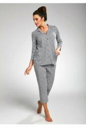 Cornette Pijama dama, 100% bumbac, Cornette W603-178 (Culoare: Grafit, Marime: S) (NX-6247)
