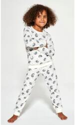Cornette Pijama fete 1-8 ani, 100% bumbac - Cornette G032-141 Forest Dreams 2 (Culoare: Alb, Marime: 110-116) (NX-4458)