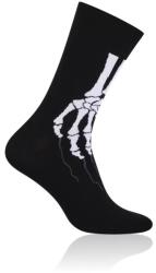 MORE Sosete barbati, model Skeleton - More S079080 negru detaliu alb (Culoare: Negru, Marime: 43-46) (NX-21990)