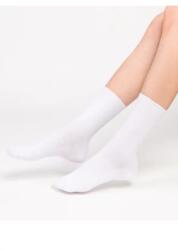 Steven Sosete bumbac dama, fara compresie - Steven S062-001 alb (Culoare: Alb, Marime: 38-40) (29695)