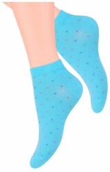 Steven Sosete scurte dama, model inimioare - Steven S114-014 turcoaz (Culoare: Turcoaz, Marime: 38-40)