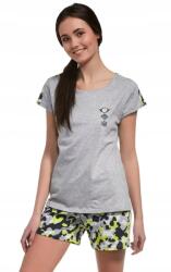 Cornette Pijama adolescente bumbac pentru fete, Cornette G277-31 (Culoare: Gri, Marime: XS/158) (27881)