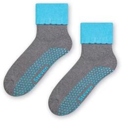 Steven Sosete flausate dama cu ABS pe talpa - Steven S126-16 gri (Culoare: Gri, Marime: 35-37) (29554)