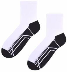 Steven Sosete sport barbati - Steven S057-236 alb-negru (Culoare: Alb, Marime: 41-43) (26211)