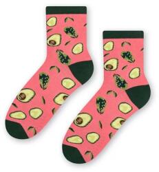 Steven Sosete dama, roz cu model avocado - Steven S159-060 (Culoare: Roz, Marime: 35-37) (28762)