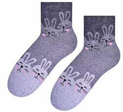 Steven Sosete bumbac pentru dama - Steven S099-543D gri melange (Culoare: Gri, Marime: 35-37) (24474)