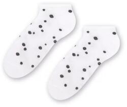 Steven Sosete scurte dama, model buline - Steven S114-072K alb (Culoare: Alb, Marime: 35-37) (28727)