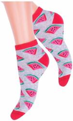 Steven Sosete scurte dama, model pepene - Steven S114-017K gri (Culoare: Gri, Marime: 38-40) (24316)